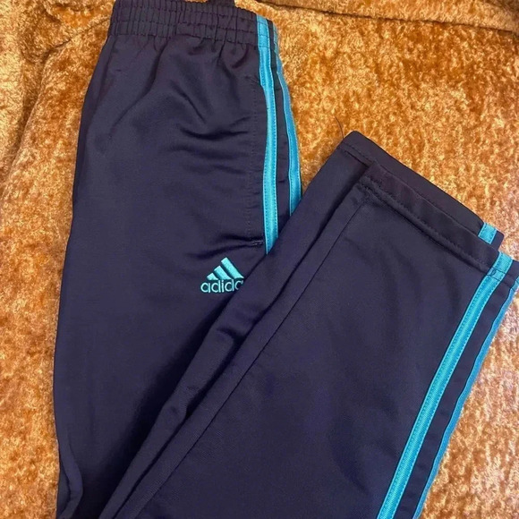 Used Kids Adidas track pants size 7 - Picture 1 of 11